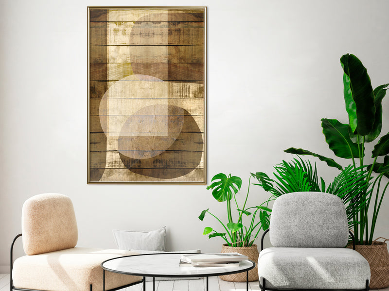 Poster - Illuminated Space  - goud