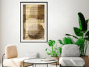 Poster - Illuminated Space  - zwart passepartout
