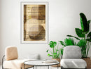 Poster - Illuminated Space  - wit passepartout