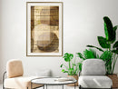Poster - Illuminated Space  - goud passepartout