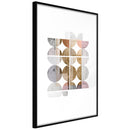 Poster - Connected by Colours  - zwart