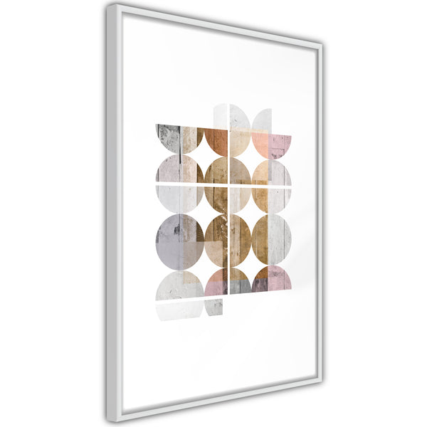 Poster - Connected by Colours  - wit