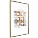 Poster - Connected by Colours  - goud