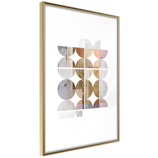 Poster - Connected by Colours  - goud