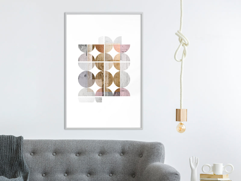 Poster - Connected by Colours  - wit