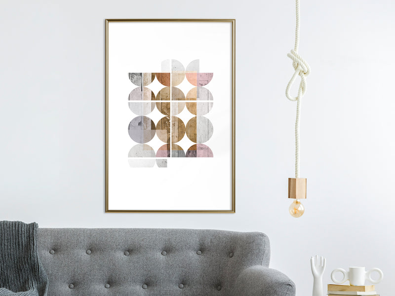 Poster - Connected by Colours  - goud