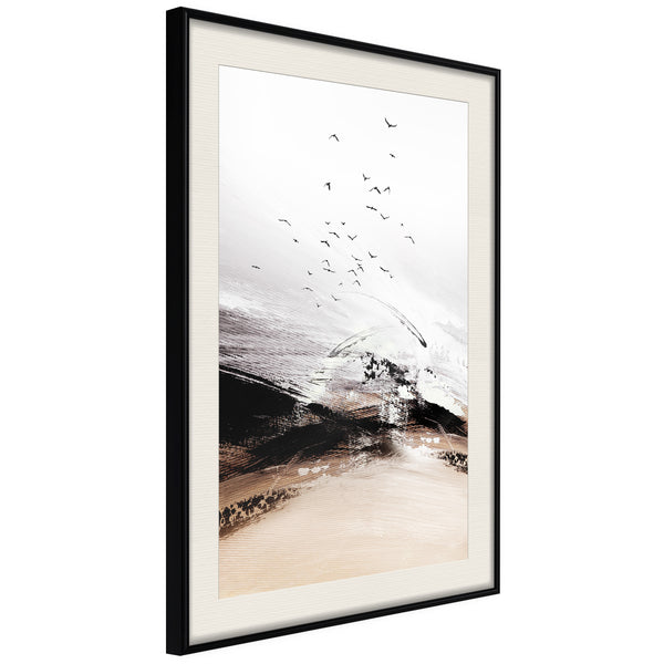 Poster - Flight into the Unknown  - zwart passepartout
