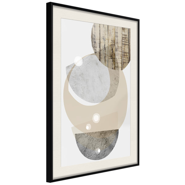 Poster - Bowls Collection  - zwart passepartout