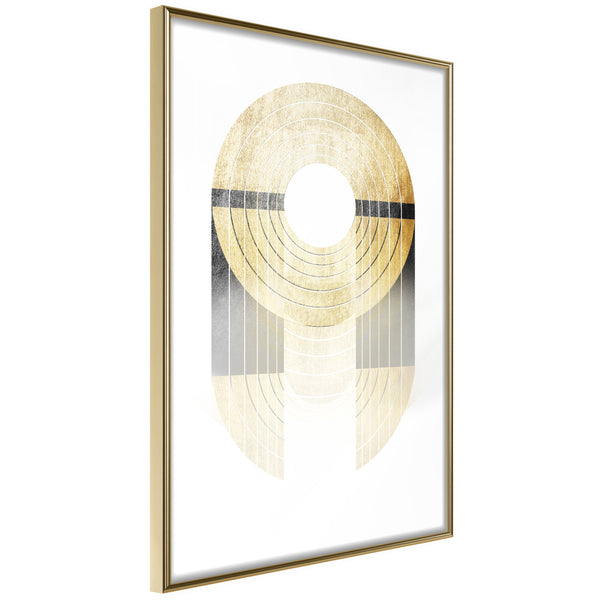 Poster - Retro Records  - goud