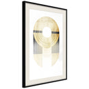 Poster - Retro Records  - zwart passepartout