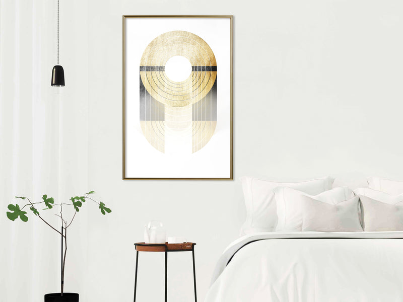 Poster - Retro Records  - goud