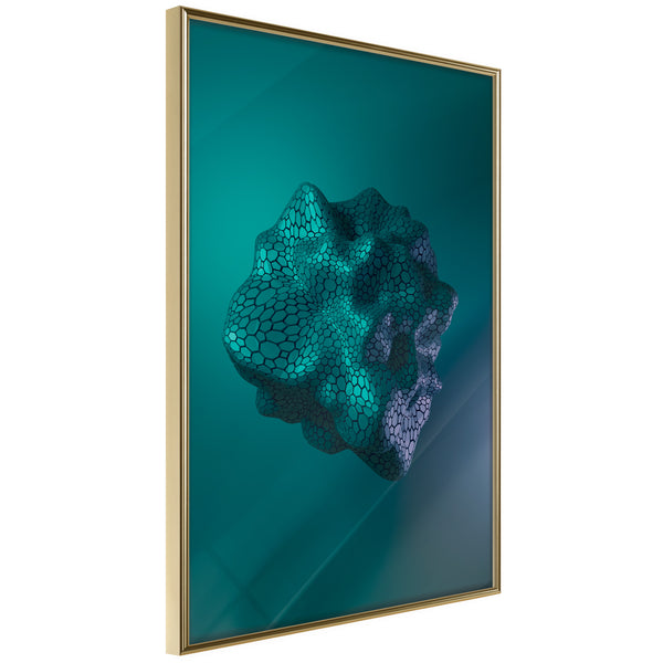 Poster - Sea Fossil  - goud