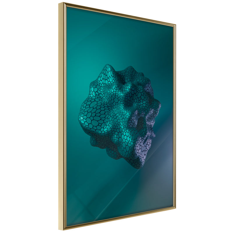 Poster - Sea Fossil  - goud