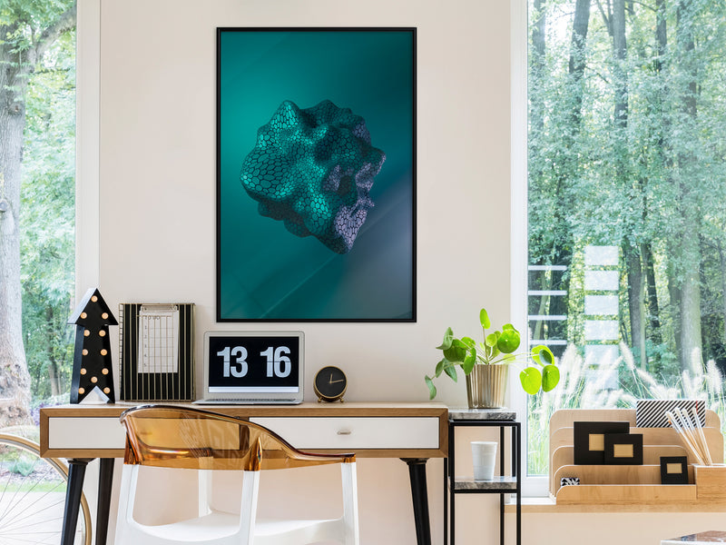 Poster - Sea Fossil  - zwart