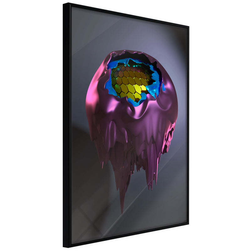 Poster - Throng of Thoughts  - zwart