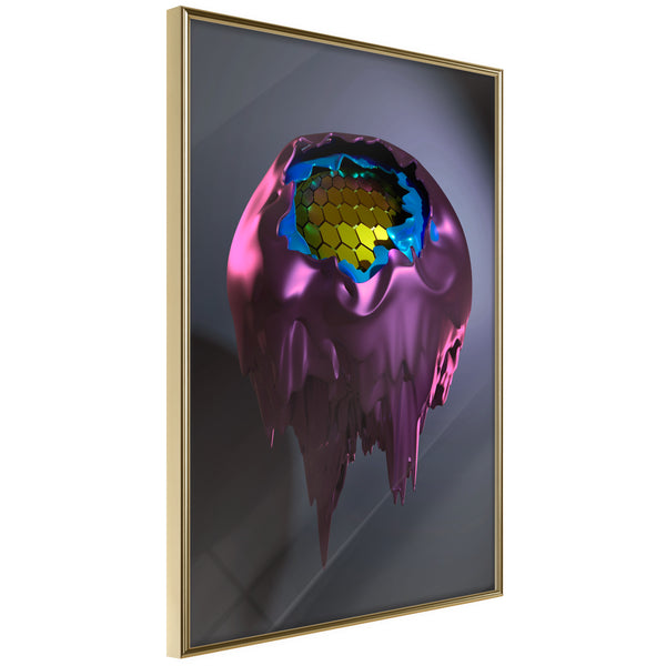 Poster - Throng of Thoughts  - goud