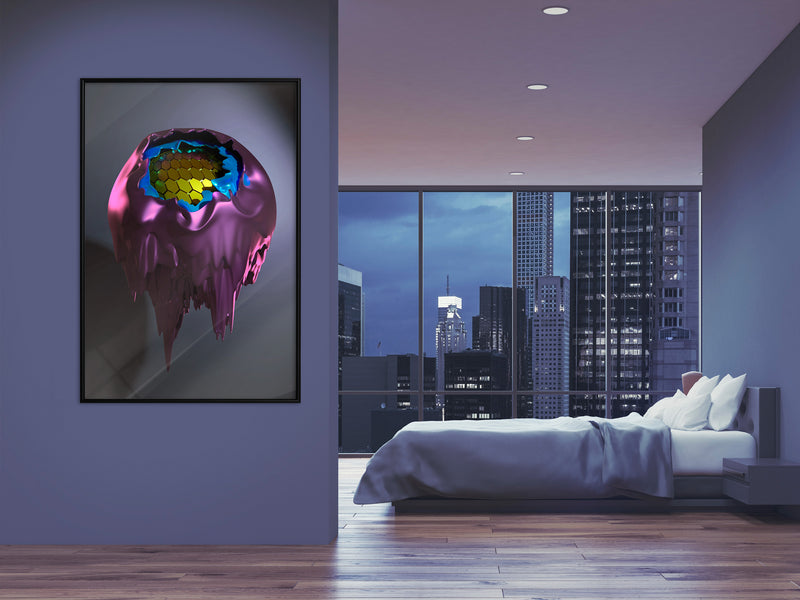 Poster - Throng of Thoughts  - zwart