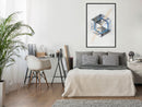 Poster - Marble Composition II  - zwart