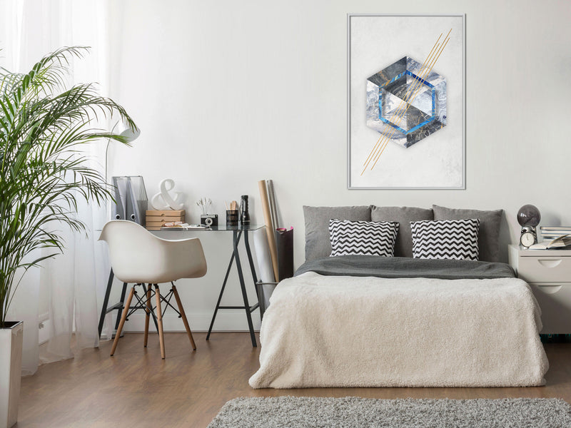 Poster - Marble Composition II  - wit