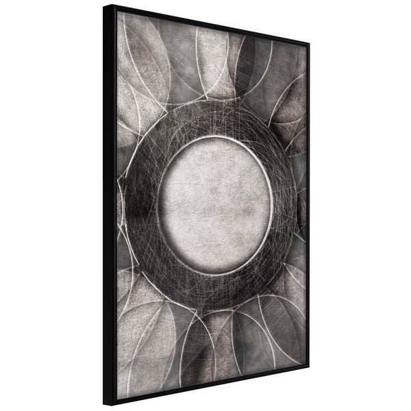 Poster - Circles  - zwart