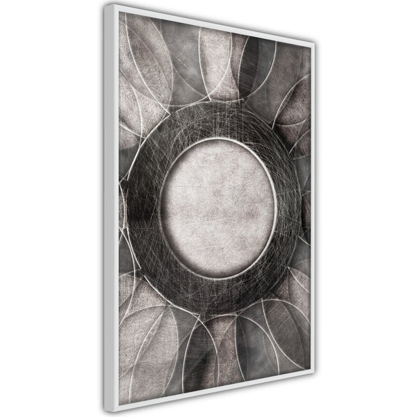 Poster - Circles  - wit