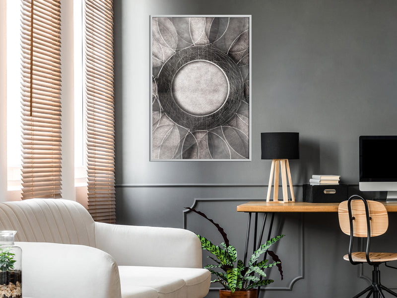 Poster - Circles  - wit