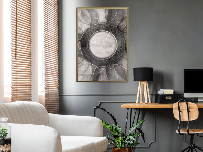 Poster - Circles  - goud