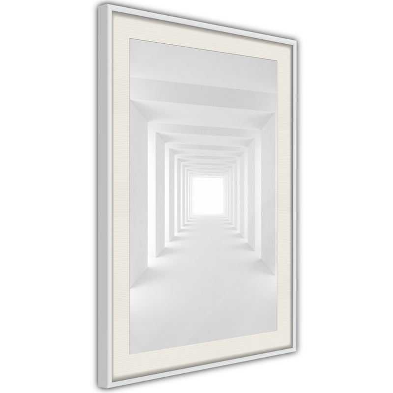 Poster - Towards the Light  - wit passepartout