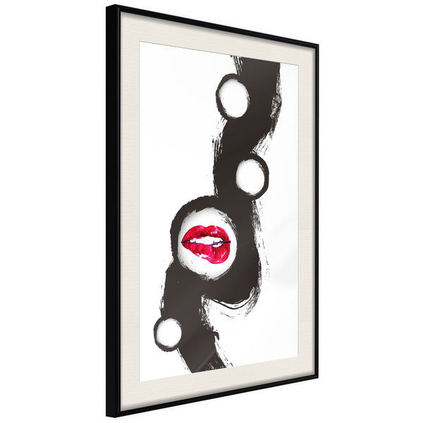 Poster - Passion  - zwart passepartout