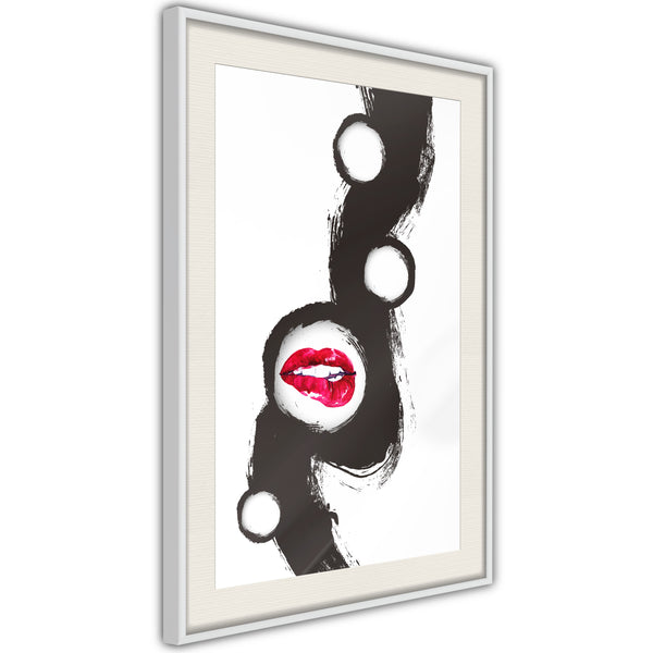 Poster - Passion  - wit passepartout