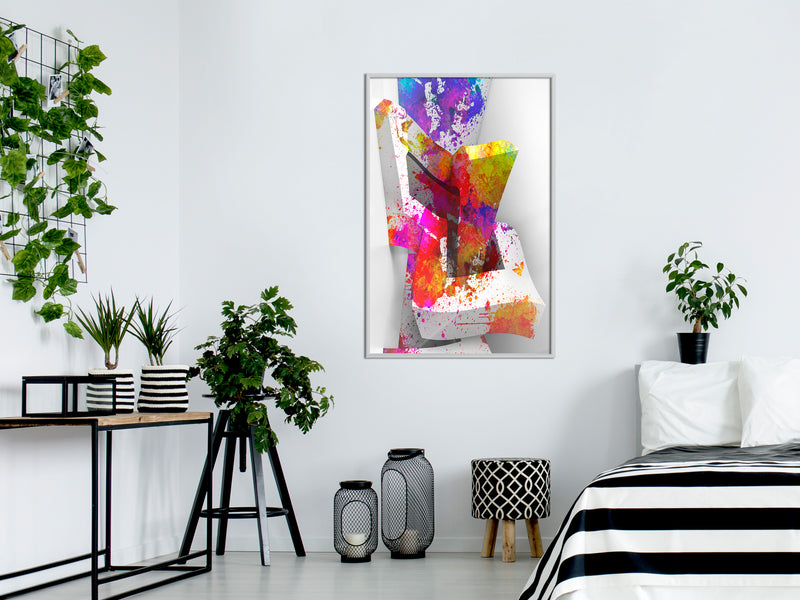 Poster - Colours and Shapes  - wit