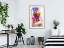 Poster - Colours and Shapes  - goud passepartout