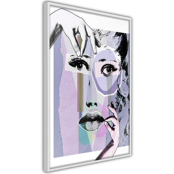 Poster - Pieced Together  - wit