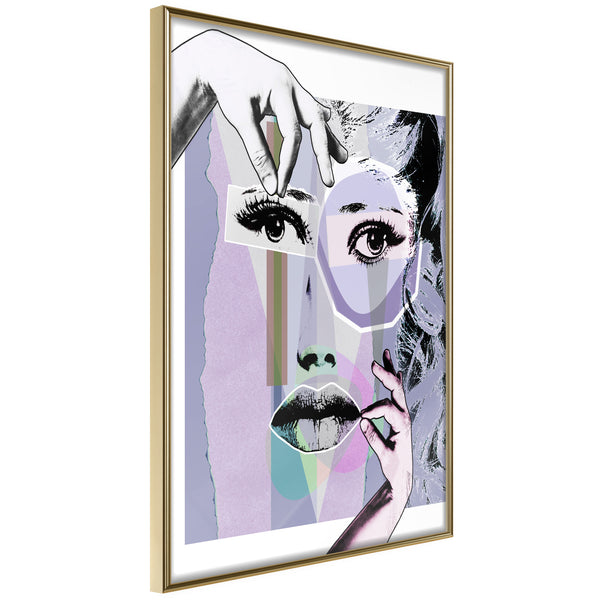 Poster - Pieced Together  - goud