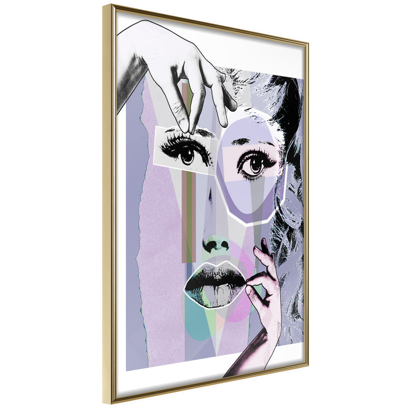 Poster - Pieced Together  - goud