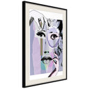 Poster - Pieced Together  - zwart passepartout