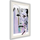 Poster - Pieced Together  - wit passepartout