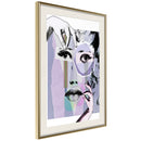 Poster - Pieced Together  - goud passepartout