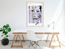 Poster - Pieced Together  - wit passepartout