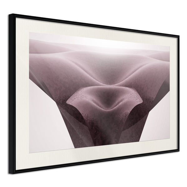 Poster - Surreal Dunes  - zwart passepartout