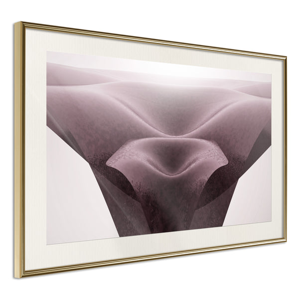 Poster - Surreal Dunes  - goud passepartout
