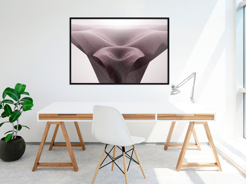 Poster - Surreal Dunes  - zwart