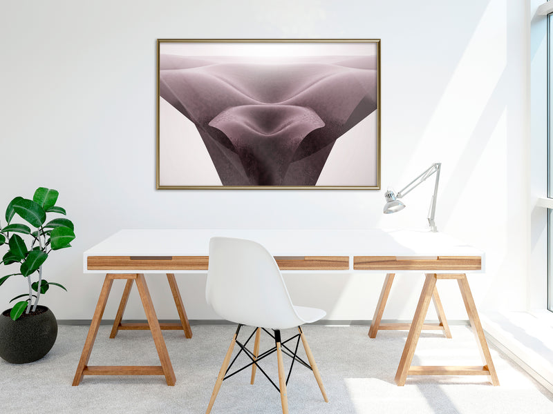 Poster - Surreal Dunes  - goud