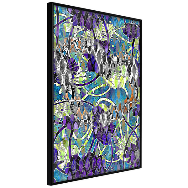Poster - Modern Arabesque  - zwart
