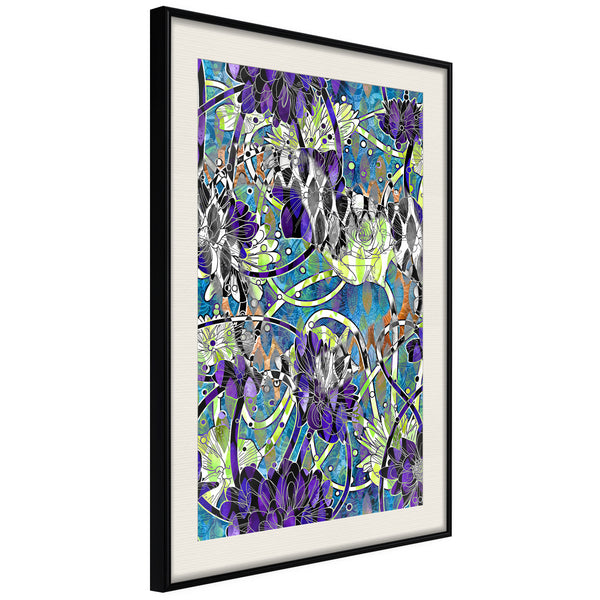 Poster - Modern Arabesque  - zwart passepartout
