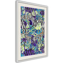 Poster - Modern Arabesque  - wit passepartout