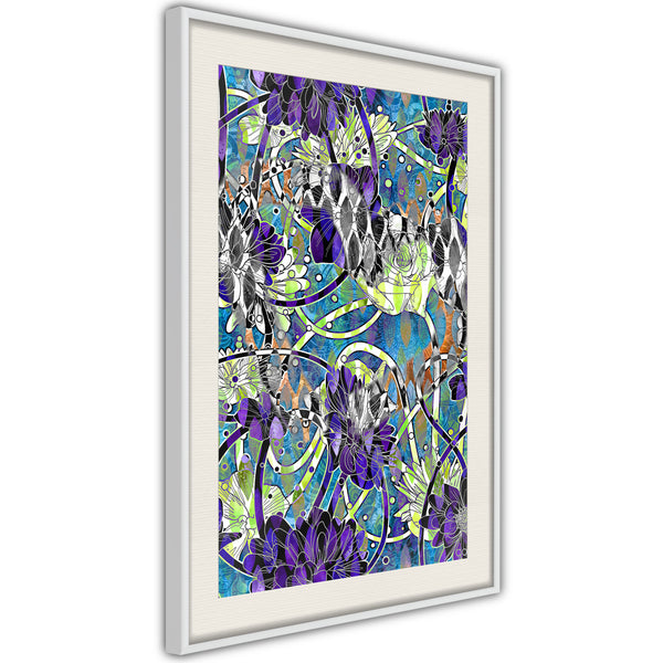 Poster - Modern Arabesque  - wit passepartout