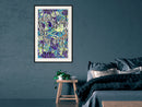 Poster - Modern Arabesque  - zwart passepartout