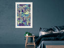 Poster - Modern Arabesque  - wit passepartout