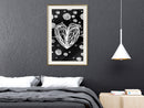 Poster - Entangled Heart  - goud passepartout